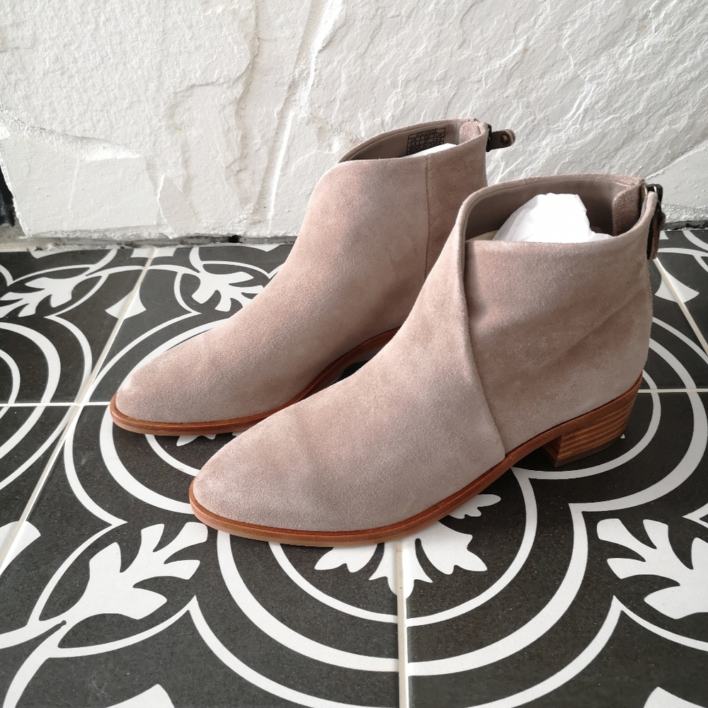 Soludos- Venetian Bootie- Size 6.5 - Colour- Mineral Grey Suede